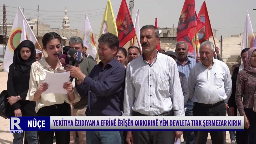 ⁣Yekîtiya Êzidiyan A Efrînê Êrîşên Qirkirinê Yên Dewleta Tirk Şermezar Kirin