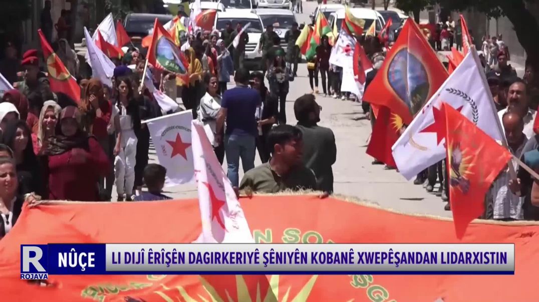 Li Dijî Êrîşên Dagirkeriyê Şêniyên Kobanê Xwepêşandan Lidarxistin