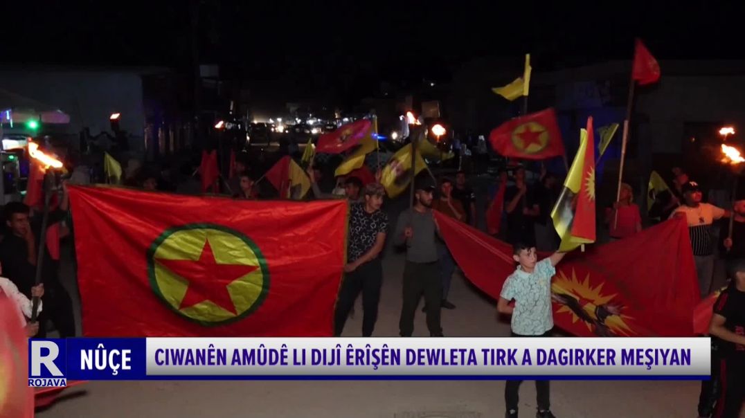 ⁣Ciwanên Amûdê Li Dijî Êrîşên Dewleta Tirk A Dagirker Meşiyan