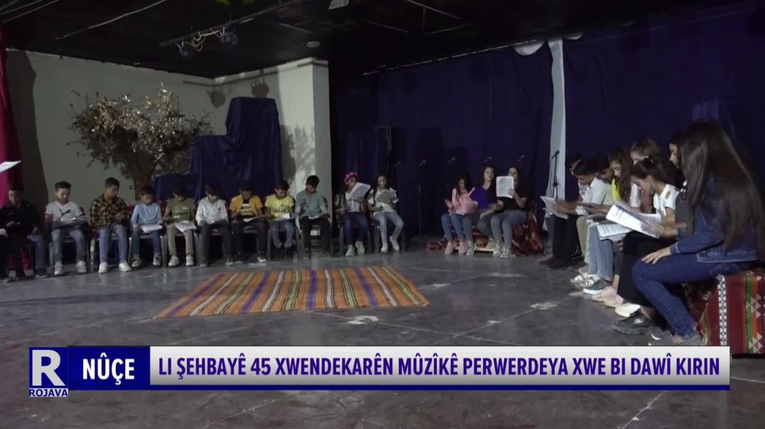 ⁣LI ŞEHBAYÊ 45 XWENDEKARÊN MÛZÎKÊ PERWERDEYA XWE BI DAWÎ KIRIN