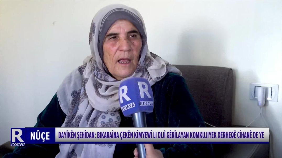 ⁣⁣DAYÎKÊN ŞEHÎDAN: BIKARAÎNA ÇEKÊN KÎMYEWÎ LI DIJÎ GÊRÎLAYAN KOMKUJIYEK DERHEQÊ CÎHANÊ DE YE