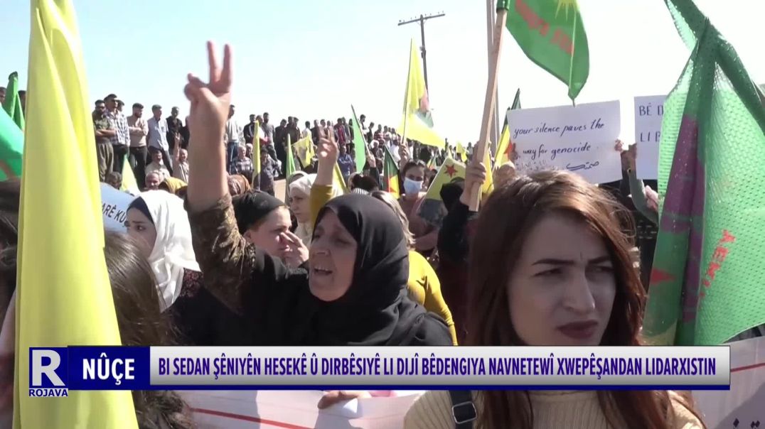 ⁣BI SEDAN ŞÊNIYÊN HESEKÊ Û DIRBÊSIYÊ LI DIJÎ BÊDENGIYA NAVNETEWÎ XWEPÊŞANDAN LIDARXISTIN