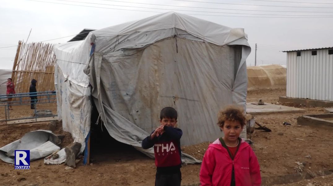 ⁣نازحو مخيم واشو كاني يواجهون وطأة الشتاء في خيام ممزقة على مرأى من المنظمات الإنسانية