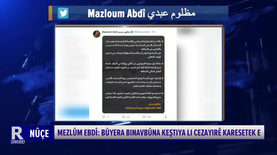 MEZLÛM EBDÎ_ BÛYERA BINAVBÛNA KEŞTIYA LI CEZAYIRÊ KARESETEK E