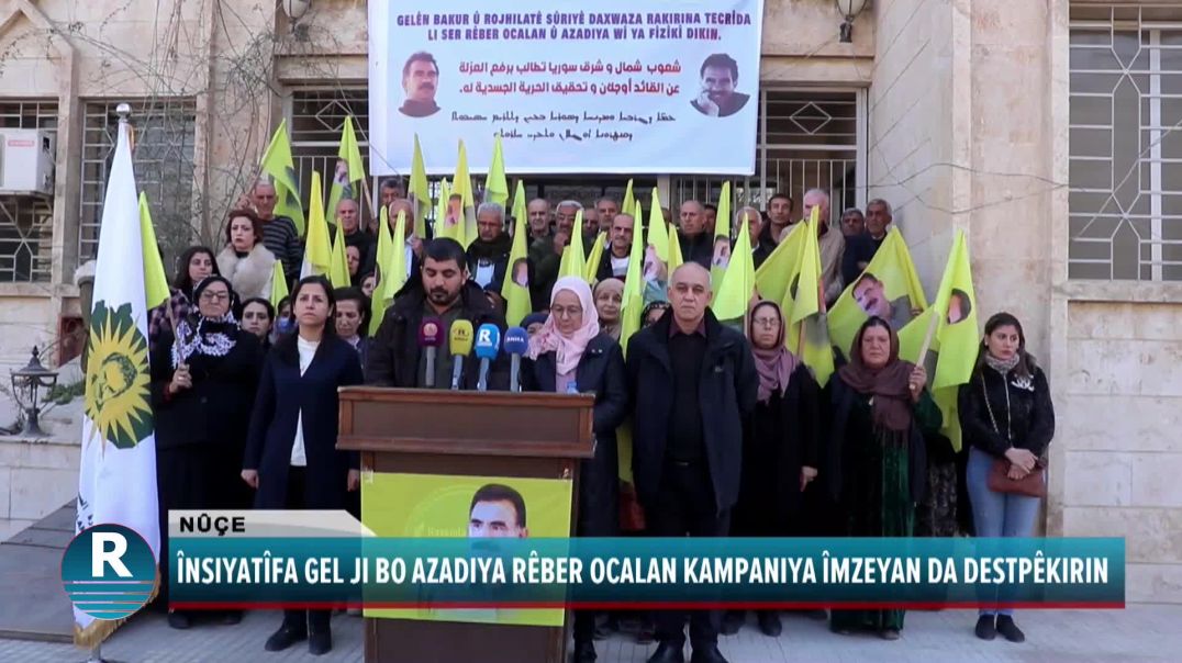 ÎNSIYATÎFA GEL JI BO AZADIYA RÊBER OCALAN KAMPANIYA ÎMZEYAN DA DESTPÊKIRIN