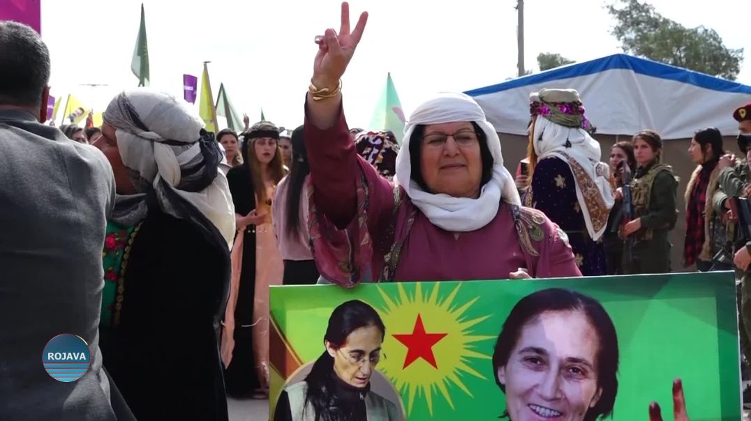 ⁣LI KOBANÊ, MINBIC Û ŞEHBAYÊ 8'Ê ADARÊ ROJA JINAN A CÎHANÎ HATE PÎROZKIRIN