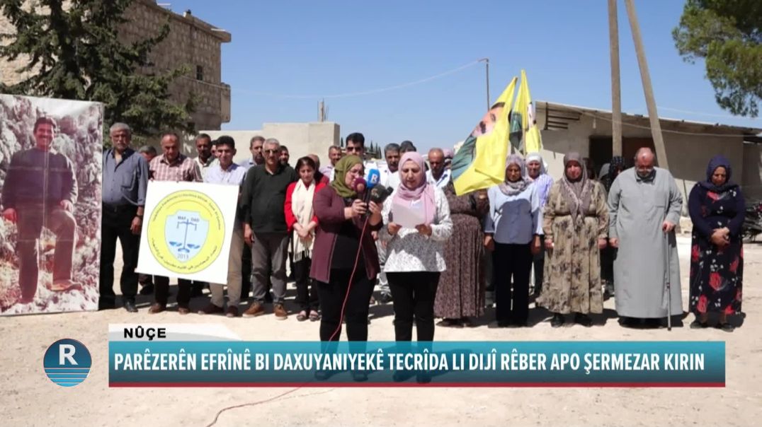 PARÊZERÊN EFRÎNÊ BI DAXUYANIYEKÊ TECRÎDA LI DIJÎ RÊBER APO ŞERMEZAR KIRIN