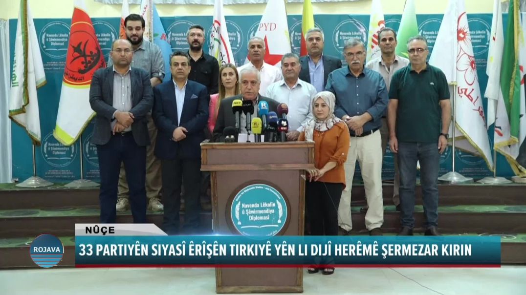 33 PARTIYÊN SIYASÎ ÊRÎŞÊN TIRKIYÊ YÊN LI DIJÎ HERÊMÊ ŞERMEZAR KIRIN