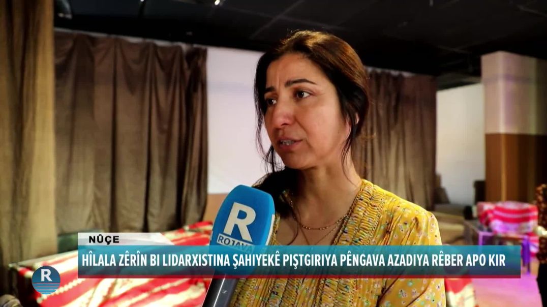 HÎLALA ZÊRÎN BI LIDARXISTINA ŞAHIYEKÊ PIŞTGIRIYA PÊNGAVA AZADIYA RÊBER APO KIR