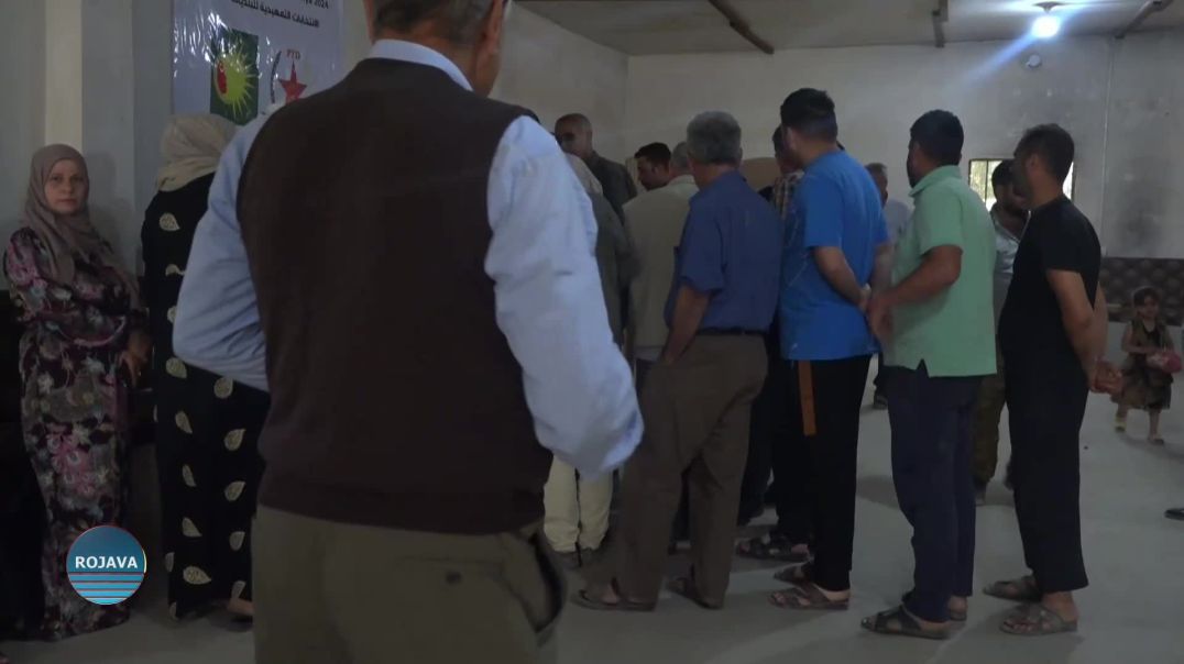استمرار المرحلة الثانية الانتخابات التمهيدية من انتخابات الرئاسة المشتركة  للبلديات في مدينة الحسكة