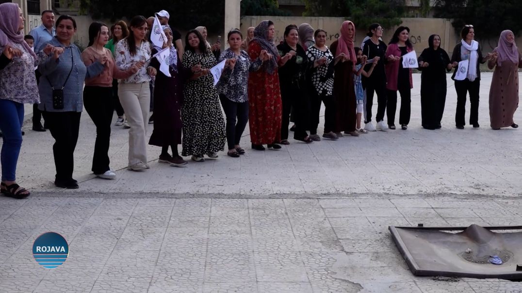 ⁣تحالف الشعوب والنساء من أجل الحرية ينظم فعالية دعائية في قامشلو استعداداً لخوض انتخابات البلديات