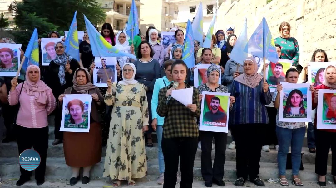 ⁣مجلس المرأة في حزب الاتحاد الديمقراطي يدين هجمات الاحتلال التركي على المنطقة