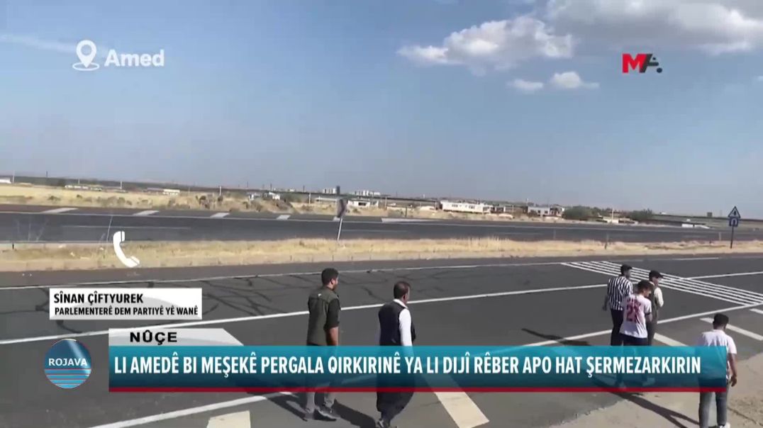 LI AMEDÊ BI MEŞEKÊ PERGALA QIRKIRINÊ YA LI DIJÎ RÊBER APO HAT ŞERMEZARKIRIN