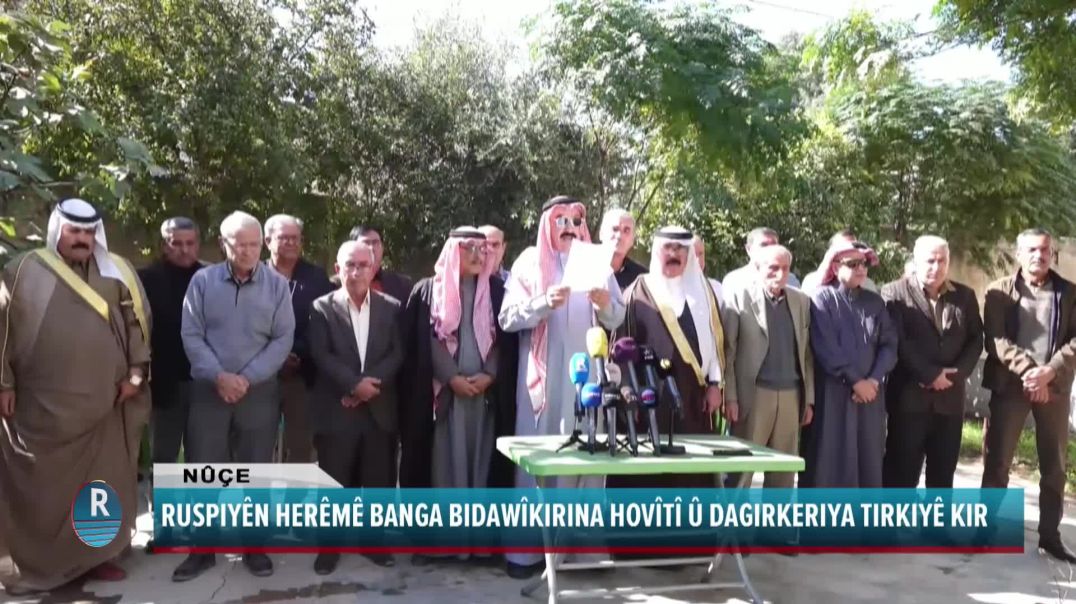 RUSPIYÊN HERÊMÊ BANGA BIDAWÎKIRINA HOVÎTÎ Û DAGIRKERIYA TIRKIYÊ KIR