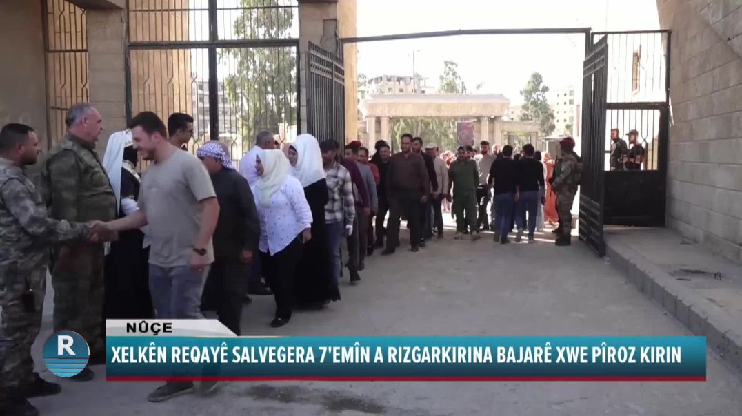 XELKÊN REQAYÊ SALVEGERA 7'EMÎN A RIZGARKIRINA BAJARÊ XWE PÎROZ KIRIN