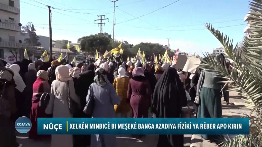 XELKÊN MINBICÊ BI MEŞEKÊ BANGA AZADIYA FÎZÎKÎ YA RÊBER APO KIRIN