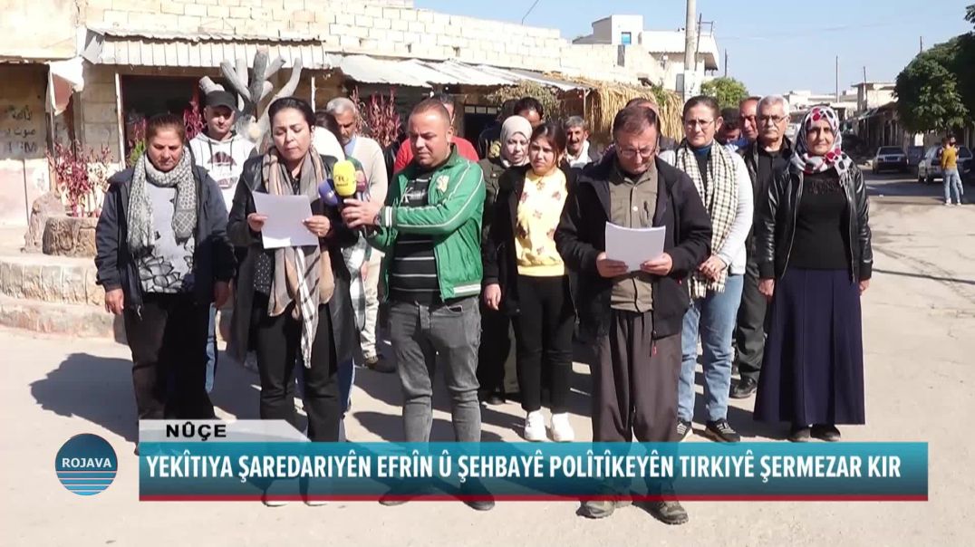 YEKÎTIYA ŞAREDARIYÊN EFRÎN Û ŞEHBAYÊ POLÎTÎKEYÊN TIRKIYÊ ŞERMEZAR KIR