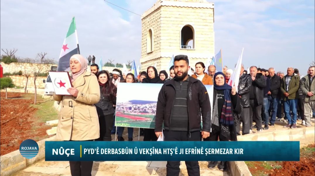 PYD'Ê DERBASBÛN Û VEKŞÎNA HTŞ'Ê JI EFRÎNÊ ŞERMEZAR KIR