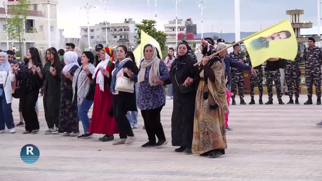 ⁣أهالي قامشلو يحتفلون بنصر مقاومة سد تشرين