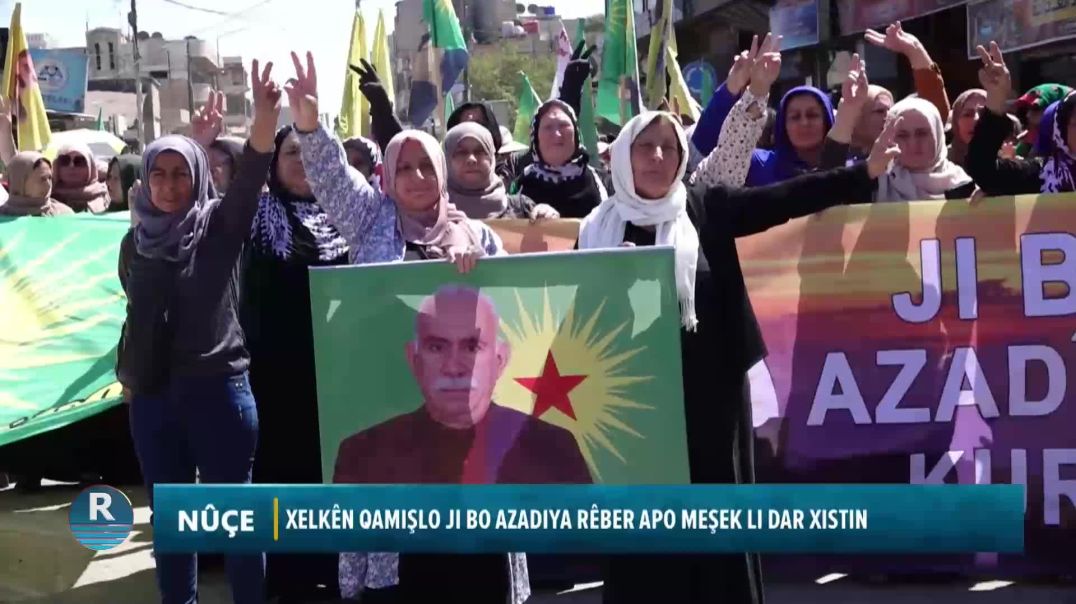 ⁣XELKÊN QAMIŞLO JI BO AZADIYA RÊBER APO MEŞEK LI DAR XISTIN