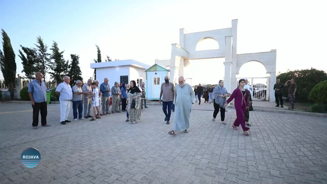 ⁣أهالي عامودا يتوجهون إلى مزار الشهيد إسماعيل لاستذكار شهدائهم