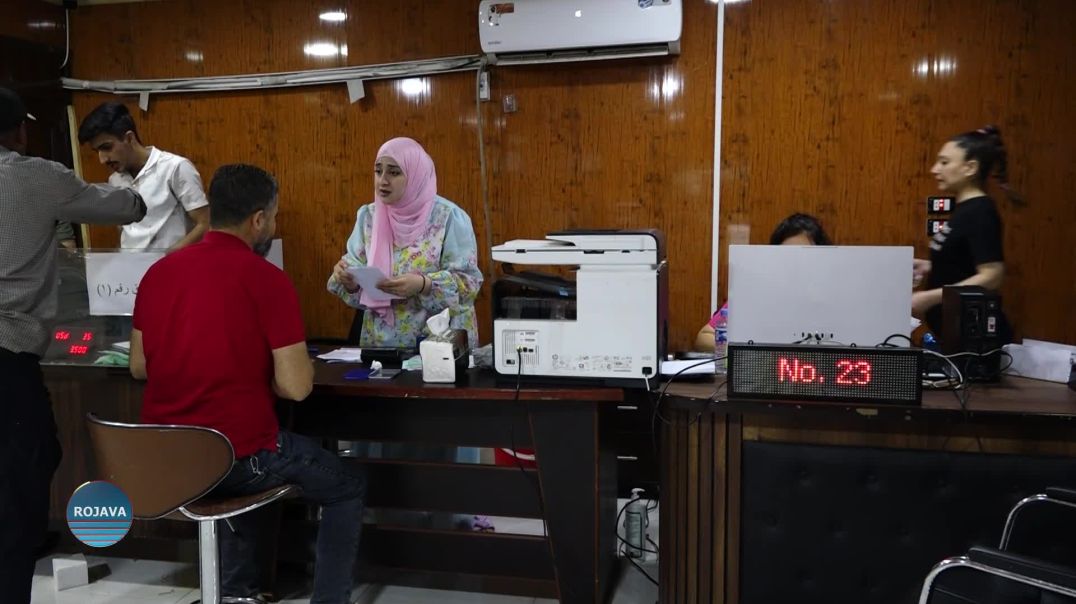 مكتب النقد والمدفوعات في مدينة الحسكة يبدأ بصرف فواتير القمح للمزارعين