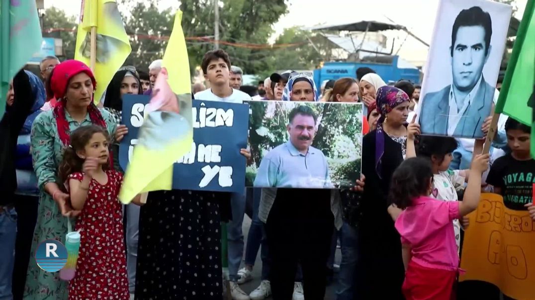 ⁣أهالي حيي الأشرفية والشيخ مقصود يطالبون بالحرية الجسدية للقائد عبدالله أوجلان