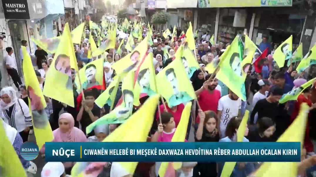 ⁣CIWANÊN HELEBÊ BI MEŞEKÊ DAXWAZA HEVDÎTINA RÊBER ABDULLAH OCALAN KIRIN