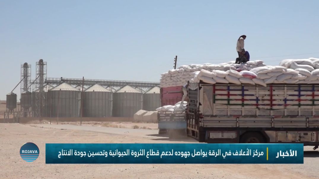 مركز الأعلاف في الرقة يواصل جهوده لدعم قطاع الثروة الحيوانية وتحسين جودة الانتاج