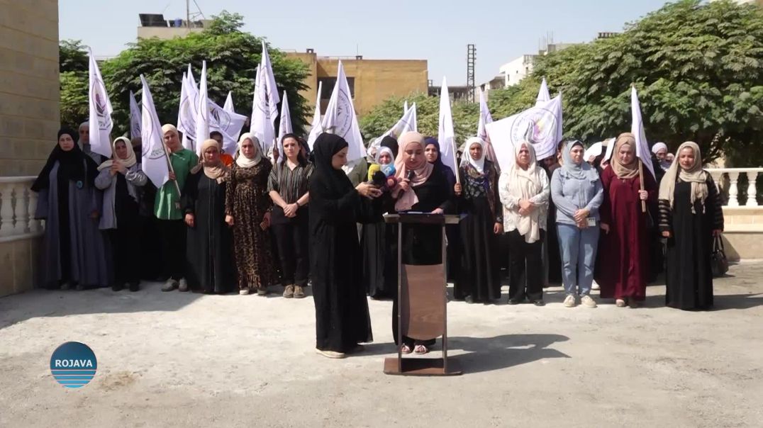 مجلس تجمع نساء زنوبيا في الرقة يطلق حملة تحت شعار "بتنظيم المرأة يتكاتف المجتمع"