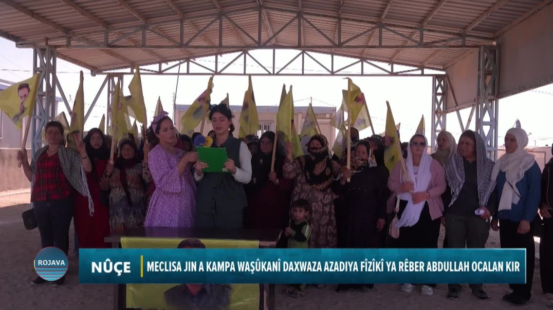 Meclisa Jin a kampa Waşûkanî daxwaza azadiya fîzîkî ya Rêber Abdullah Ocalan kir