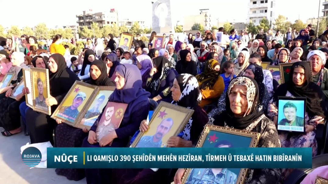 Li Qamişlo 390 Şehîdên Mehên hezîran, Tîrmeh Û Tebaxê Hatin Bibîranîn