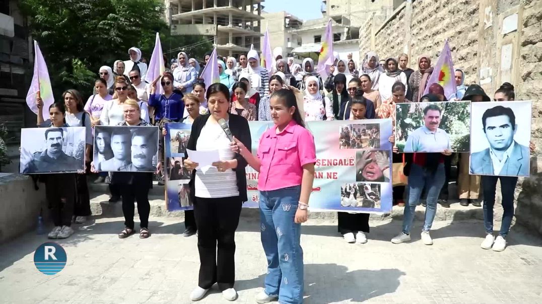 ⁣اتحاد المرأة الإيزيدية في حلب يستذكر  مجزرة شنكال عام2014