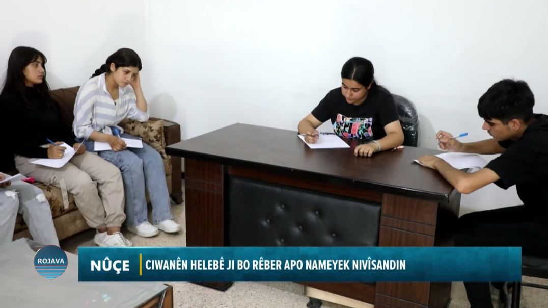 Ciwanên Helebê ji bo Rêber Apo nameyek nivîsandin