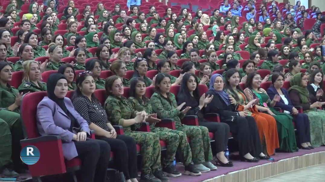⁣مشاركات في الكونفرانس: المرأة في شمال وشرق سوريا أصبحت فلسفة حياة منظمة وقوة في صناعة السلام