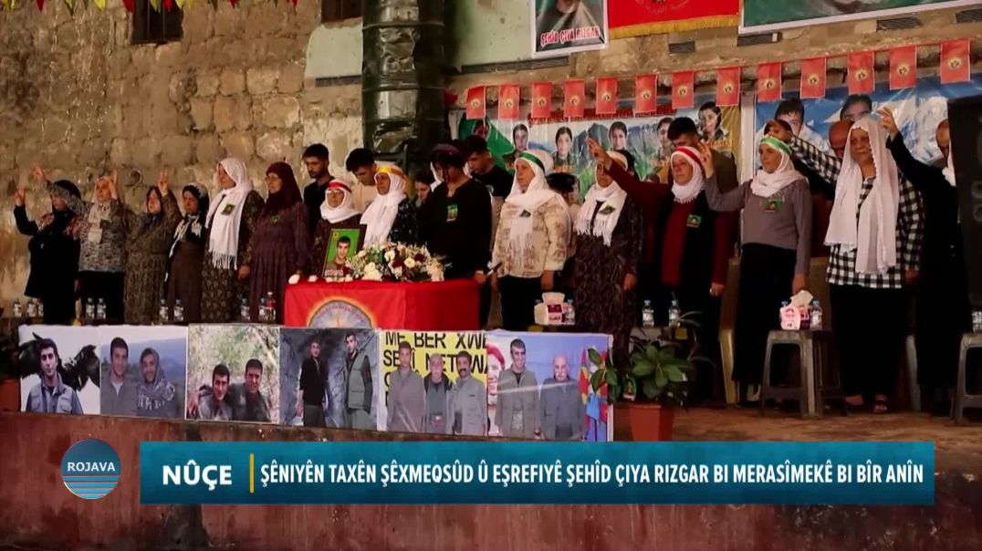 Şêniyên Taxên Şêxmeqsûd Û Eşrefiyê Şehîd Çiya Rizgar Bi Merasîmekê Bi Bîr Anîn