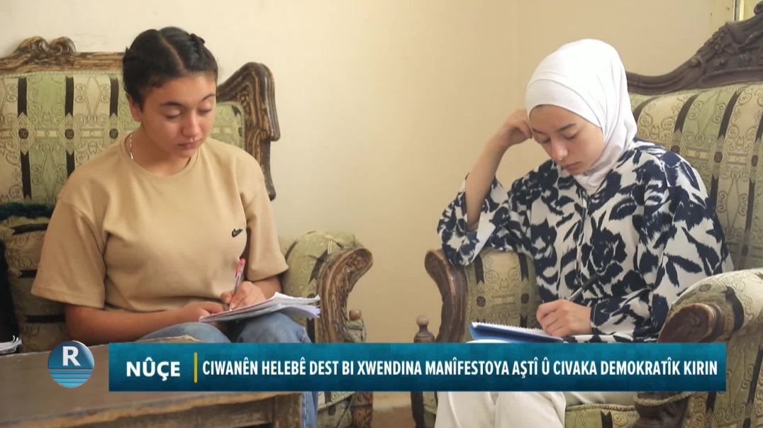 CIWANÊN HELEBÊ DEST BI XWENDINA MANÎFESTOYA AŞTÎ Û CIVAKA DEMOKRATÎK KIRIN