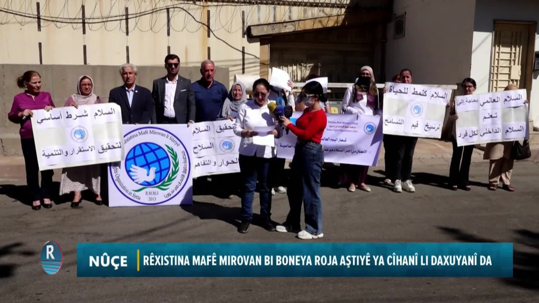 Rêxistina Mafê Mirovan Bi Boneya Roja Aştiyê Ya Cîhanî Li Daxuyanî Da