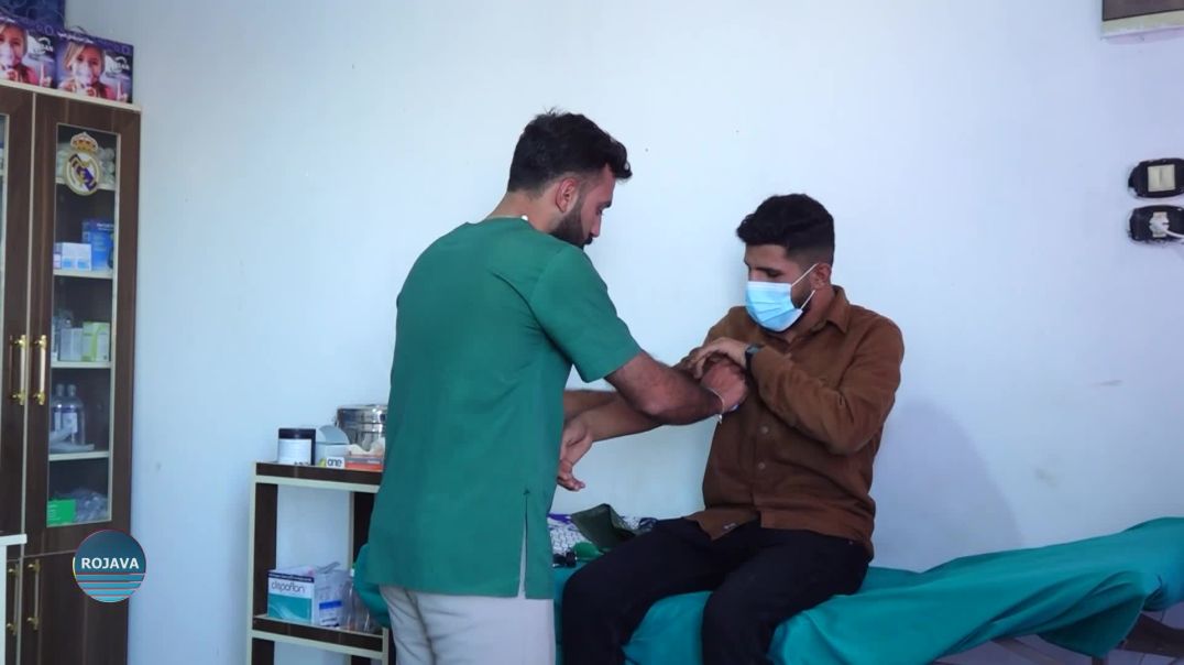 بأسعار رمزية.. عيادة طبية في قرية تل حاجب شرقي كوباني تقدم الخدمات الطبية للأهالي