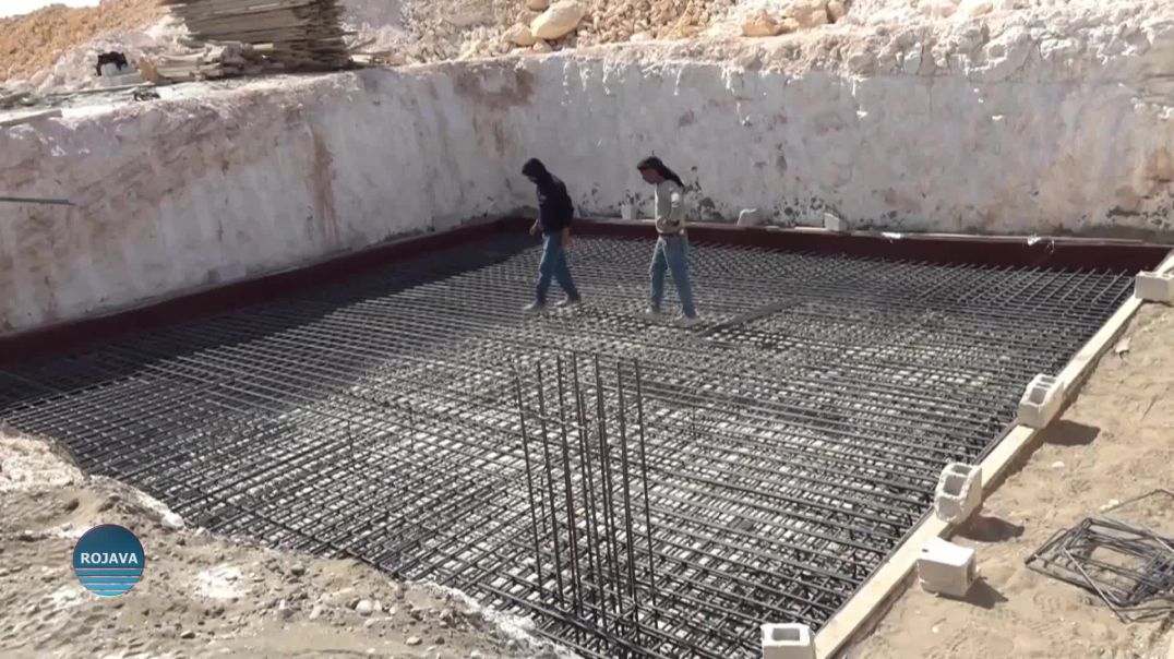 ⁣بلدية الشعب في كوباني تطلق مشروع إنشاء خزان مياه في المدينة الصناعية