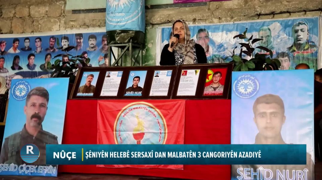 Şêniyên  Helebê Sersaxî Dan Malbatên 3 Cangoriyên Azadiyê