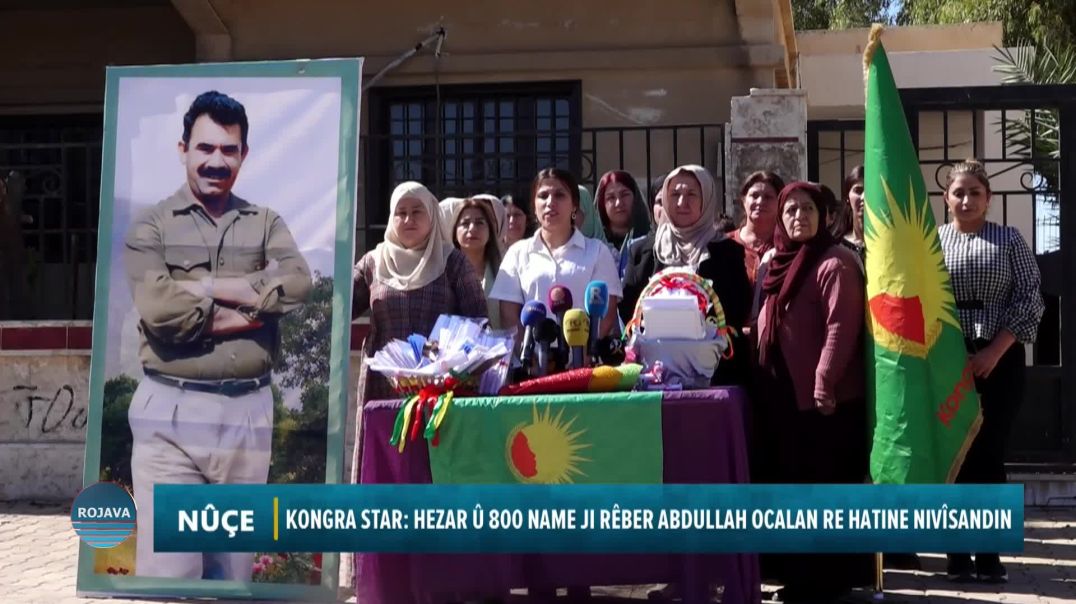Kongra Star: Hezar Û 800 Name Ji Rêber Abdullah Ocalan Re Hatine Nivîsandin