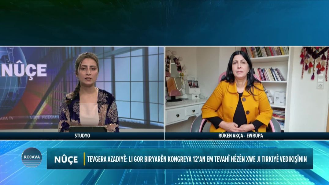 TEVGERA AZADIYÊ: LI GOR BIRYARÊN KONGREYA 12'AN EM TEVAHÎ HÊZÊN XWE JI TIRKIYÊ VEDIKIŞÎNIN