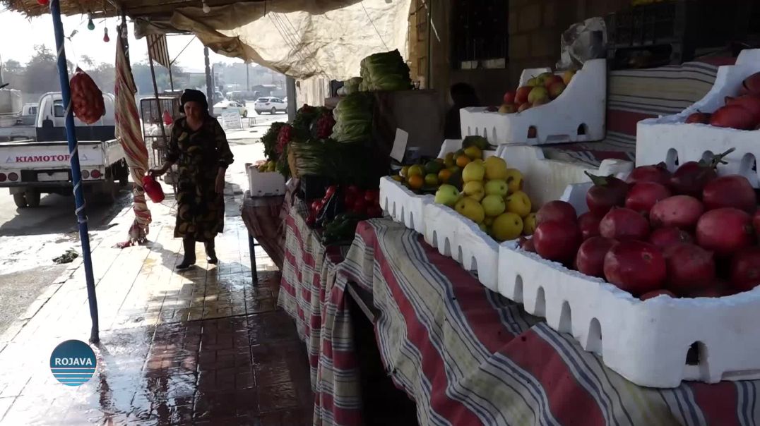 ⁣قصة كفاح.. سميرة فواز أيو امرأة من الحسكة تواجه التحديات ببيع الخضار على بسطتها الصغيرة