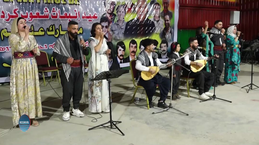 ⁣أهالي الحسكة يحتفون بيوم المقاومة القومية الذكرى الـ47 لتأسيس حزب العمال الكردستاني