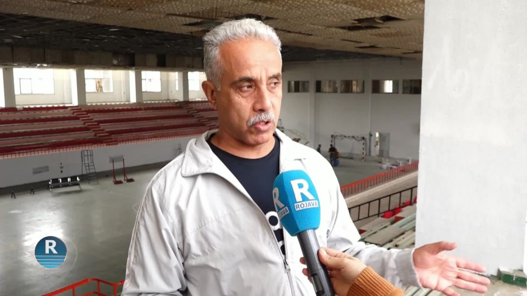 ⁣الاتحاد الرياضي في مقاطعة الجزيرة يبدأ بأعمال صيانة في صالة الحسكة الرياضية