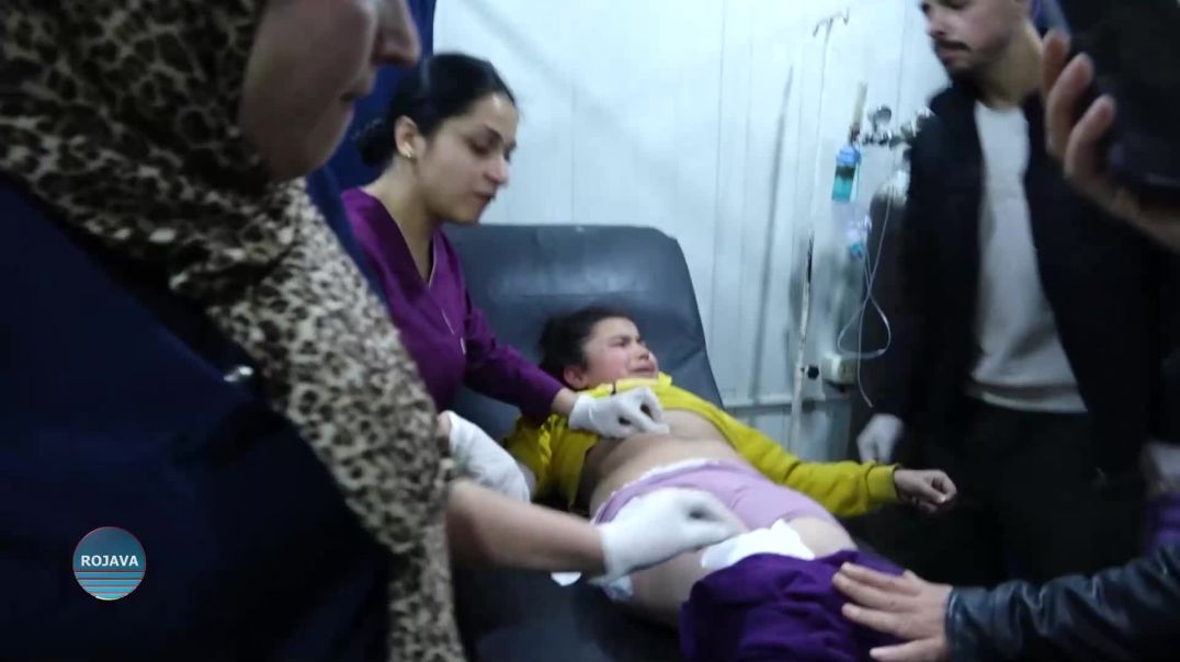 كاميرا روج آفا توثّق المشاهد الأولى لإسعاف المدنيين المصابين في القصف على الشيخ مقصود والأشرفية