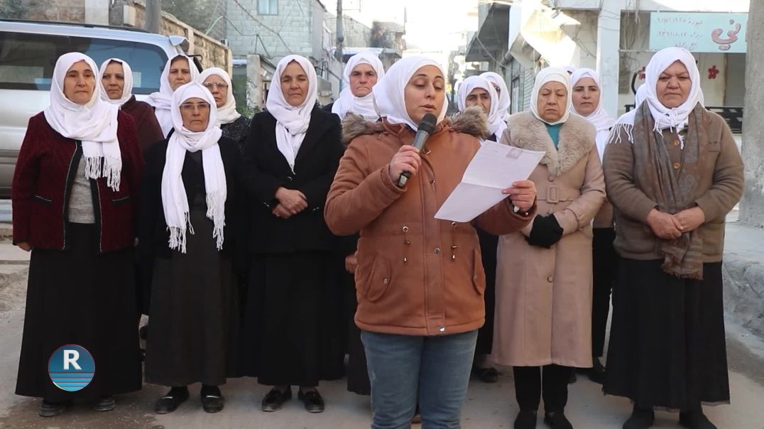 ⁣أمهات السلام والشهداء ينددن بالحصار المفروض على الشيخ مقصود والأشرفية