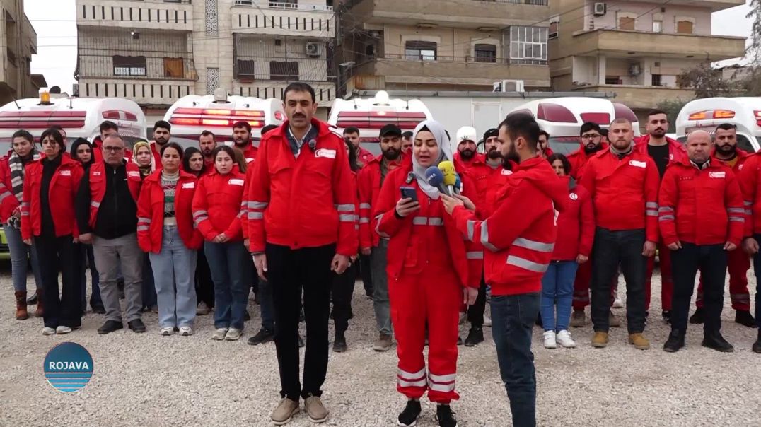 ⁣الهلال الأحمر الكردي يطالب بوقف الهجمات وفتح ممر إنساني لإجلاء الجرحى من الشيخ مقصود والأشرفية