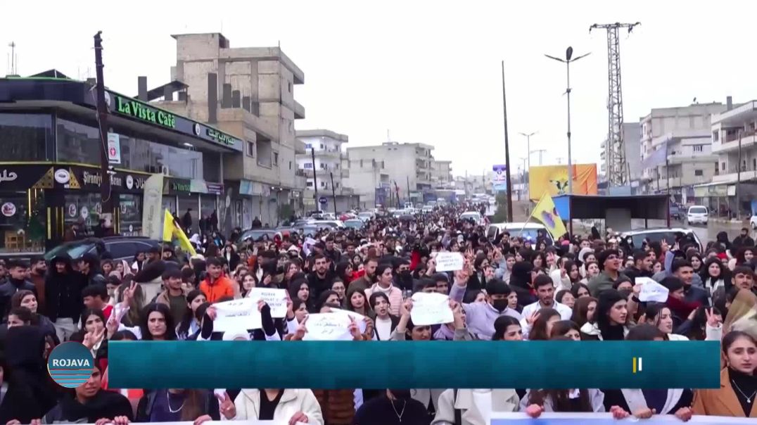 ⁣طلبة جامعة كوباني يحيون مقاومة الشيخ مقصود والأشرفية